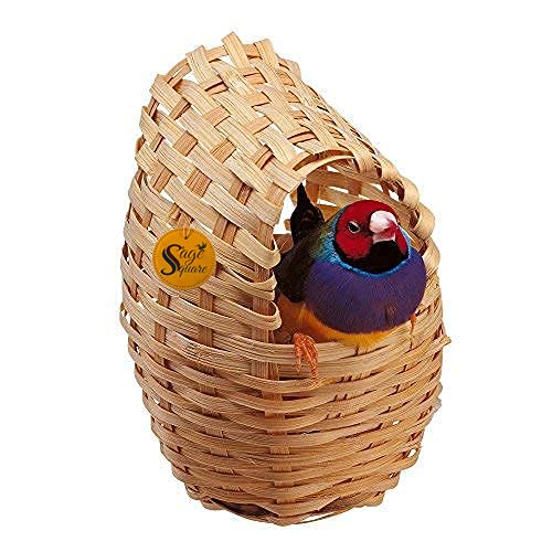 See full amazon price history chart for Sage Square Natural Hook Hanging Bamboo Breeding Nest for Small Bird (Budgerigar, Budgeri Finch) Sage Square Natural Hook Hanging Bamboo Breeding Nest for Small Bird (Budgerigar, Budgeri Finch) (B097P7F63X) Amazon Price History, Amazon Price Tracker