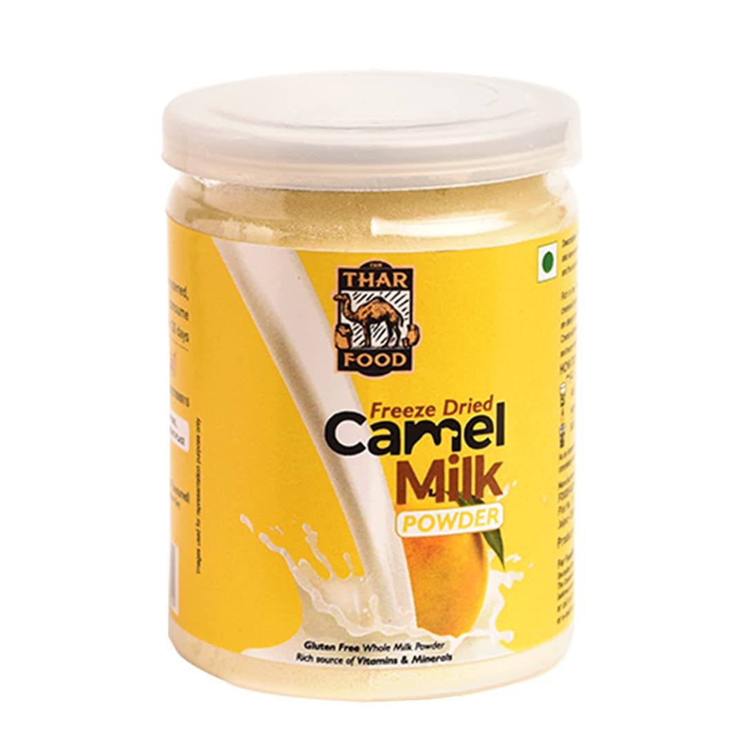 The Thar Food Camel Milk Powder| Freeze Dried Everyday Milk Powder| Taste of Milk in Fresh Grounded Powder | Mango Flavour | 50 gm Milk Powder
