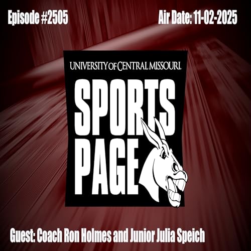 Sportspage #2505 Coach Ron Holmes and Junior Julia Speich cover art