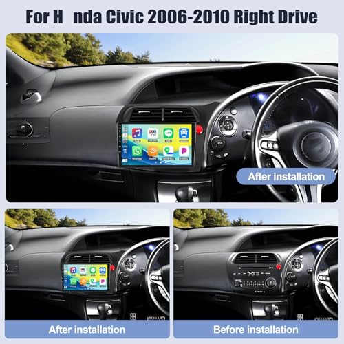 Autoradio Android pour Honda Civic résout les problèmes de navigation et de micro