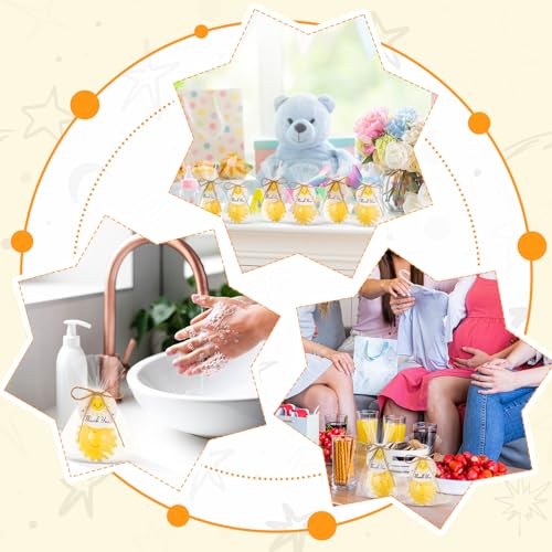demissle 20 pcs sun soap baby shower favors for sunshine party here comes the son baby favors mini handmade soap gifts with thank you card for guest gender reveal party decoryellow