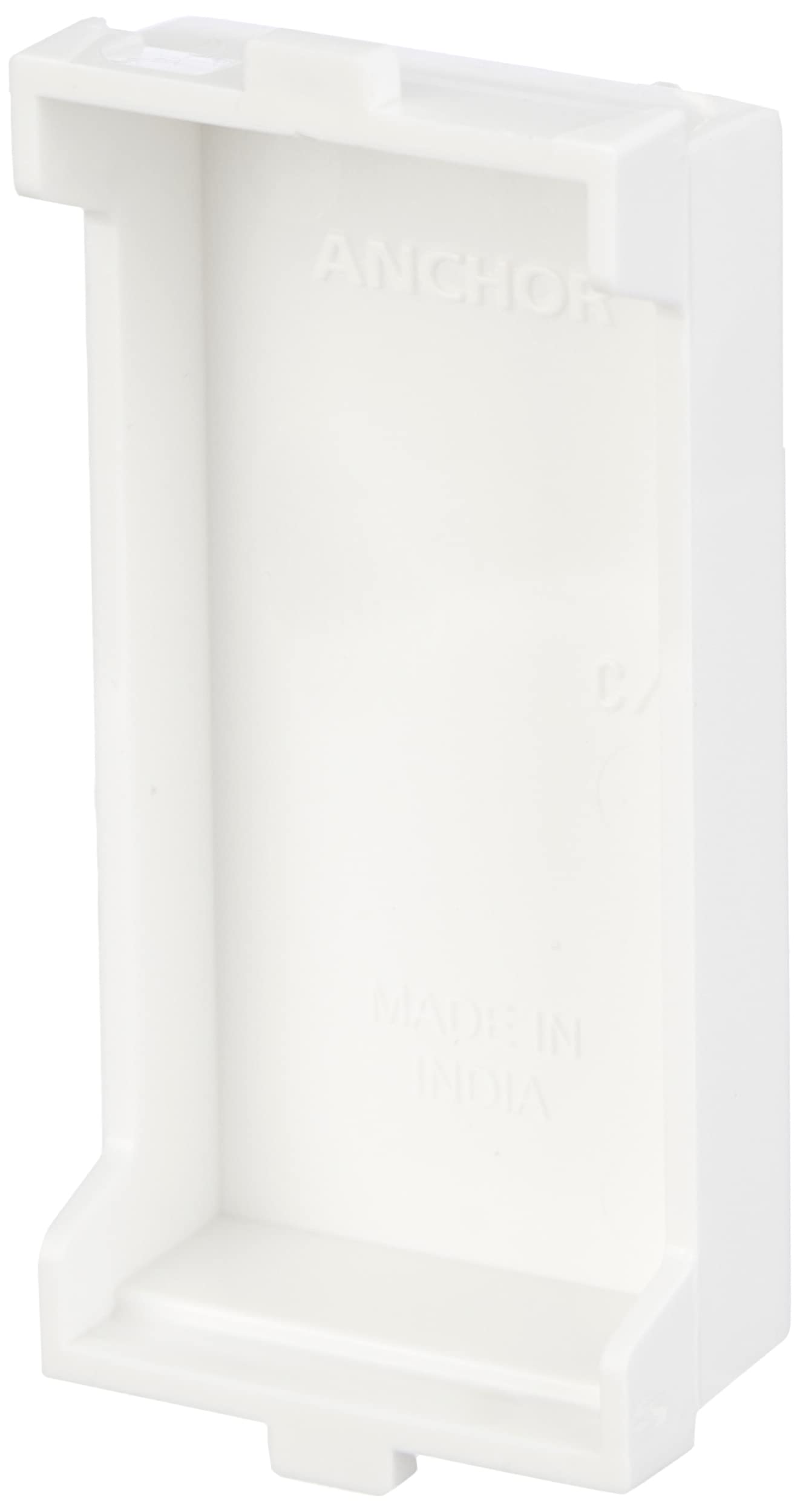 Anchor by Panasonic Penta Modular Polycarbonate 1m Blank Plates Set (White, Pack of 10) 1