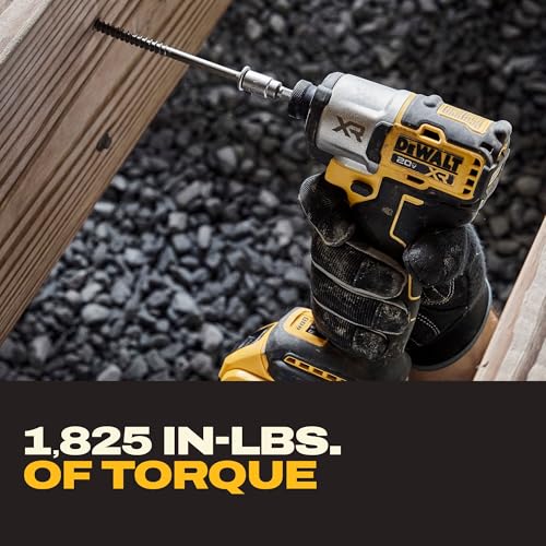 DEWALT 20V MAX Impact Driver, Cordless, 3-Speed, Battery and Charger Included (DCF845P1) - Image 6