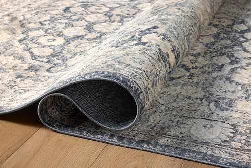 Image of Loloi Teagan Denim /Mist 6'-7 inch x 9'-2 inch Area Rug