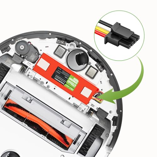 Palogreen 6700mAh Akku für Xiaomi Roborock S5, S50, S5 Max, S6, S6 MaxV, S7 MaxV Ultra/Pure, S8, S55, Brr-2p4s-5200s, Q5 Q7 Max Pro Roboter Staubsauger (6700mAh)