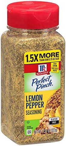 McCormick Perfect Pinch Lemon Pepper Seasoning, 11.37 oz