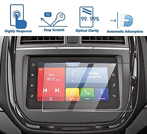 Image of 9H NANO Unbreakable Screen Protector For Maruti Suzuki S-CROSS car infotainment screen (7 inches)