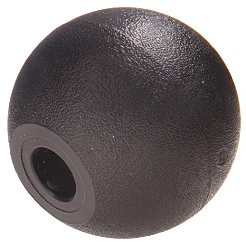 round plastic knob - The Hillman Group 55437 Universal Ball Knob-Fits 5/16, 3/8, M8, M10, 3-Pack,Black