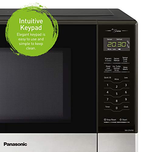 Panasonic NNST676S Genius Mid-Size Microwave Oven, Stainless Steel Panasonic NNST676S Genius Mid-Size Microwave Oven, Stainless Steel