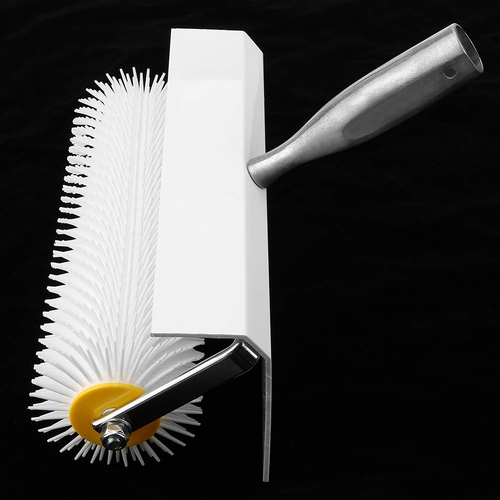 28 MM Spike Roller, Zelfnivellerende Spiked Floor Roller voor Bubbels Verwijderen, Compound Screed Roller for Betonvloeren, Tuinpaden en Industriële Toepassingen