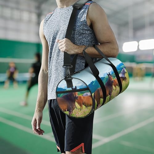 Duffel bag de randonnée imperméable avec compartiment à chaussures intégré - 7