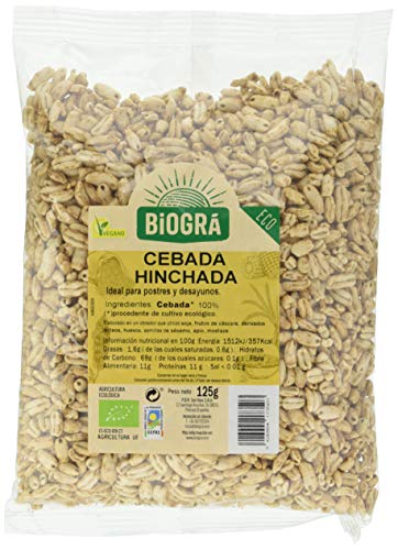 Biográ Cebada Hinchada S/Azucar Y S/Miel 125G Biogra Bio Biográ 300 g