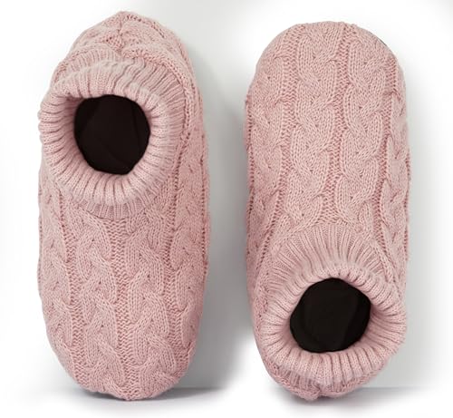 Image of BenSorts Fuzzy Slipper Socks for Women Non Slip House Socks with Grips Gifts