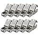 RedStar24 RJ45 Stecker Werkzeuglos, Netzwerkstecker CAT6a – Einfache Montage, High-Speed-LAN Datenübertragung, Kompatibel mit CAT6/7/8 Kabeln, Ideal für Heim- & Büronetzwerke, 10 Stück