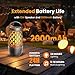 HUOLEME Outdoor Bluetooth Speaker with Flame Lights with IPX6 Waterpoof,10W HD Stereo Sound, Bluetooth 5.3 Led Flame Speaker,Gifts for Men Women, Decorations for Party Garden Patio