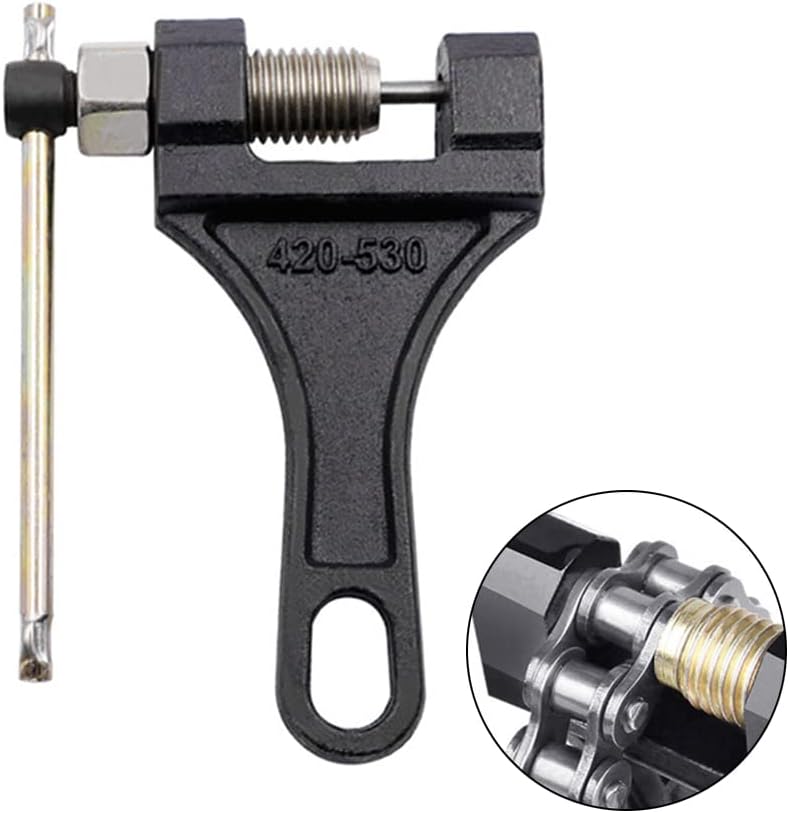Miniatura 8 de Interruptor de cadena #420-530, herramienta de extracción de eslabones para Dirt Pit Bike ATV, Quad Go Kart, scooter, motocicleta, bicicleta, cadena