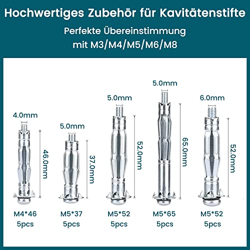 Orfeld Montagezange für Hohlraumdübel mit Zubehörset