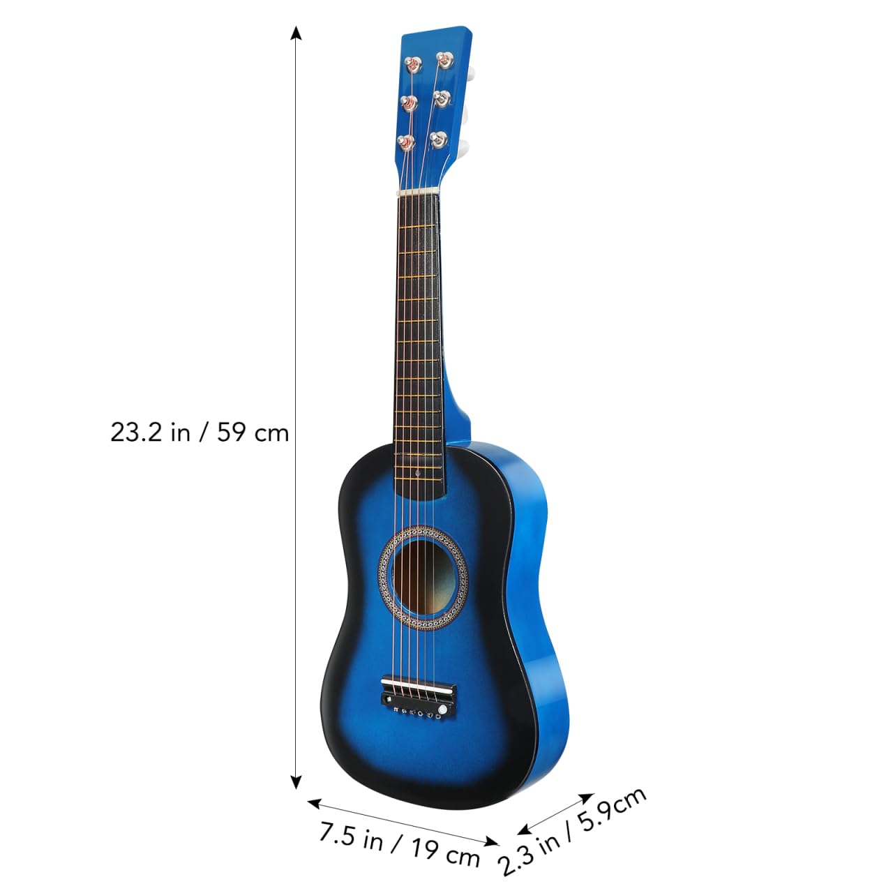 Mini Guitare Ukulélé Pour Enfant – Instrument De Musique éducatif 45 Cm, 4 Cordes, Plastique Et Nylon, éveil Musical Dès 3 Ans