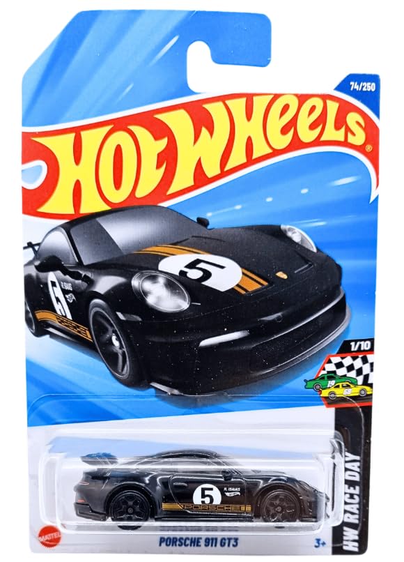 HotWheels Benz AMG Porsche 911 GT3 R 10台 Amazon.com: Hot Wheels Porsche 911 GT3, HW Race Day 1/10, 1