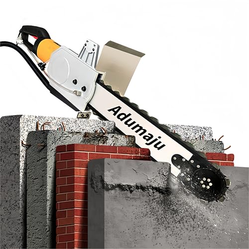 Concrete Saw, Concrete Electric Chain Saw,8800W/220V High-Power Brushless Wall Cutting