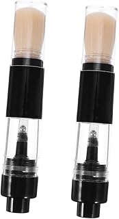 2 brochas de maquillaje portátil, aplicador p...
