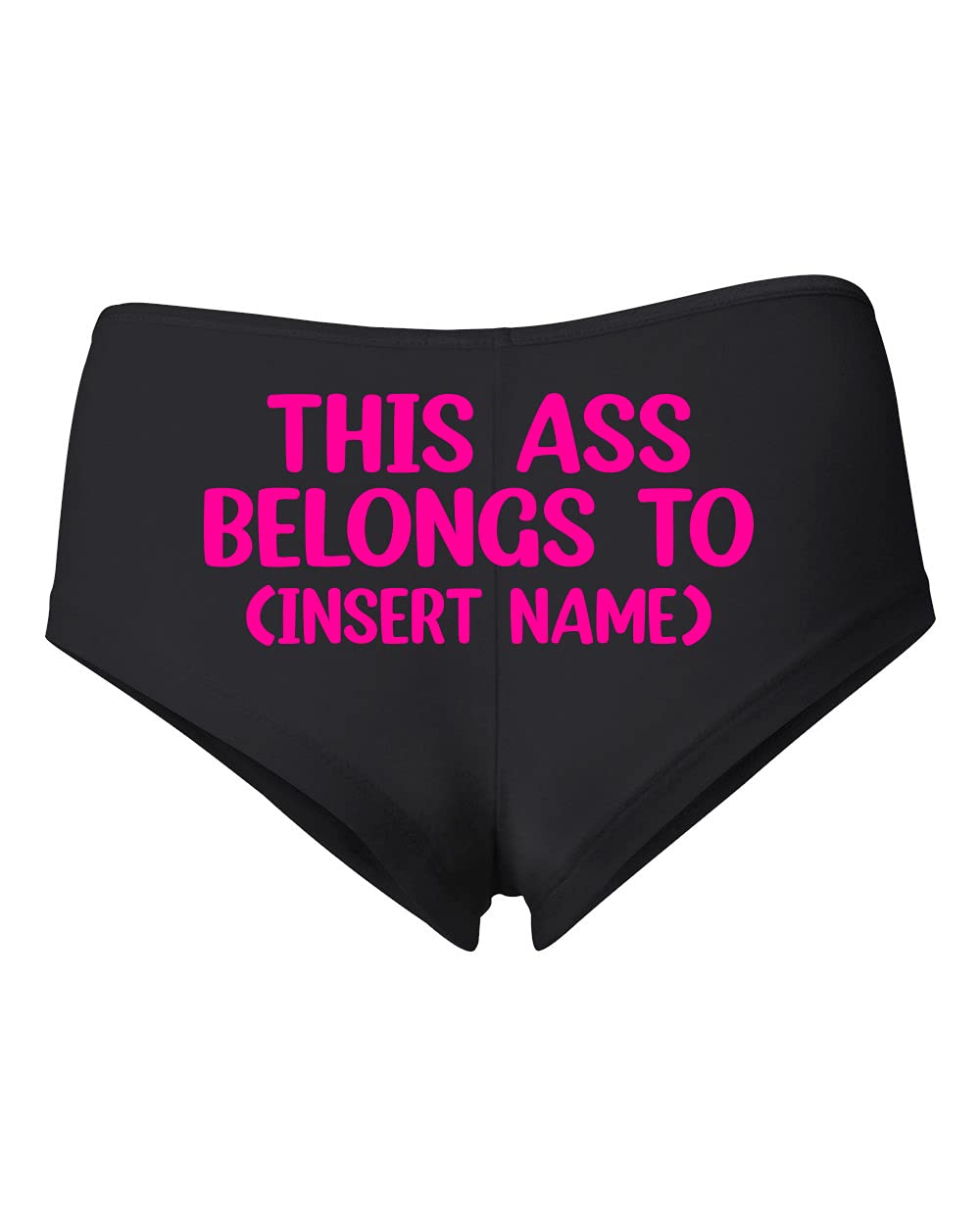 Personalized Custom Booty Shorts Sexy Slutty Naughty Women's Cotton Spandex Booty Shorts
