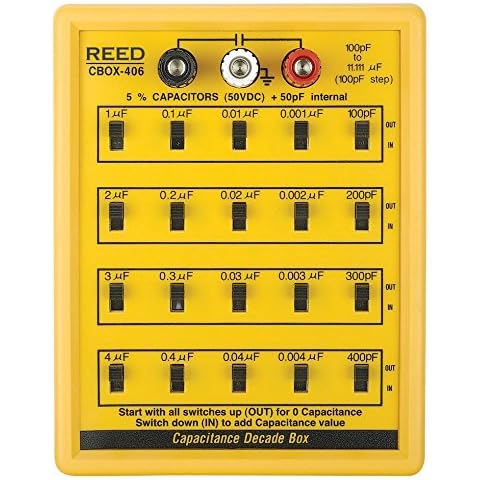 REED R5406 Capacitance Decade Box Cover