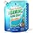 Bastion Foaming Hand Soap Refills: (6) 32oz Pouch Pina Colada Scented Antibacterial Instant-Foam Bulk Hand Wash