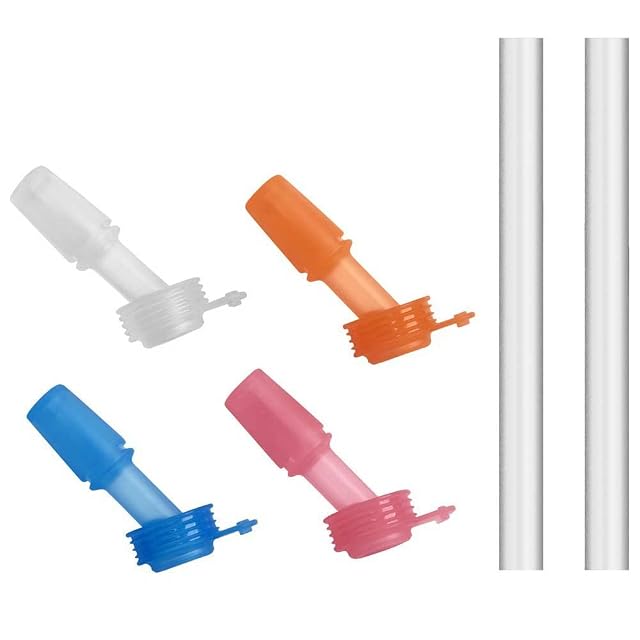 CamelBak Eddy Kids Replacement Bite Valve Straws Multi-Color 4-Pack