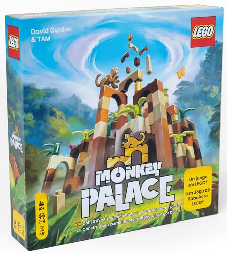 LEGO & Galápagos, Monkey Palace, Jogo para Família, a partir de 10 anos, 2 a 4 jogadores, partidas d