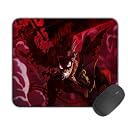 Kirmada Printed Design Mouse Pad Powerful Asta (200MM X 240 X 3MM) Enhance Gaming and Work Performance Comfortable and Precise Non-Slip Water Proof Black Clover Mouse Pad. gallery image