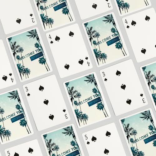 Lantern Press Palm Springs, California, 52 Naipes Póker miniatura 4