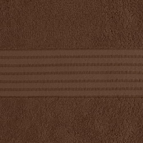 Image of Utopia Towels Luxurious Bath Towels Set, 27x54 in, 4 Pack, Soft, Dark Brown