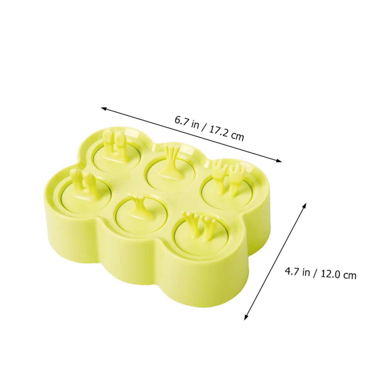 POPETPOP 4ensembles Moules à Glace Silicone Moules à Glace Pour Soi-même Des Desserts Glacés Yaourts Aux Fruits Et Jus De Fruits