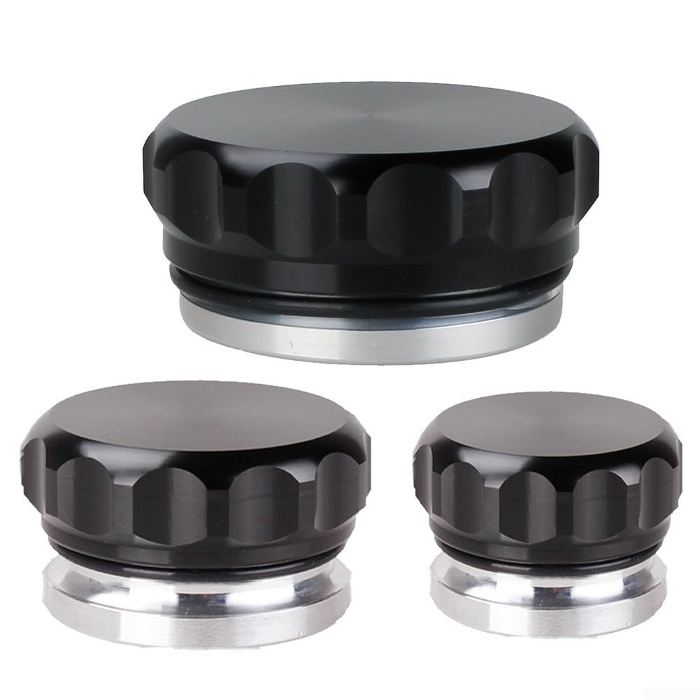 Collo di riempimento in alluminio da saldare nero 5,08 cm per serbatoio olio carburante acqua