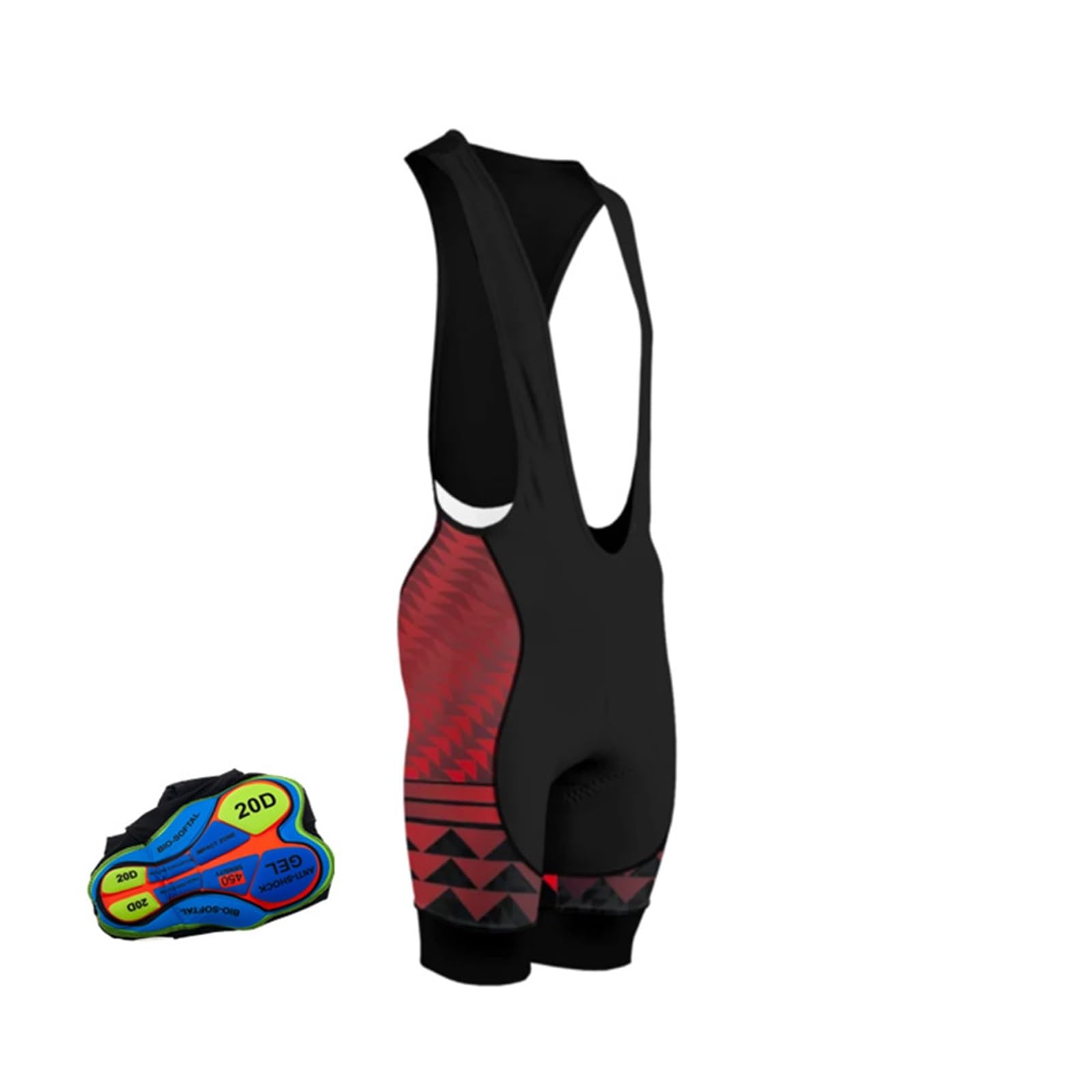 Calzoncillos Ciclismo Pantalones Cortos de Ciclismo for Hombre, Transpirables, con Acolchado Gel, for montaña y triatlón Anfibios