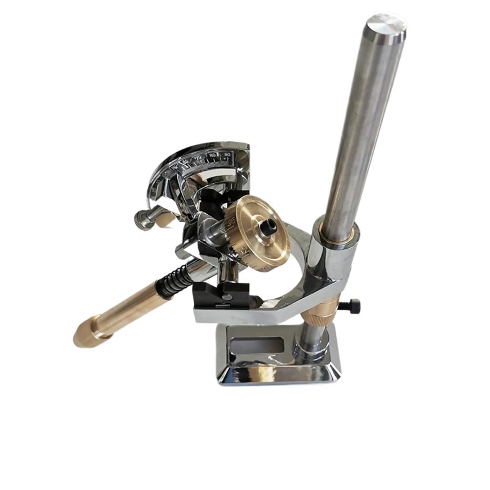 Szlifierka kątowa do polerowania kamieni szlachetnych, manipulator miedziany, regulacja wysokości, szlifowanie jadeitu z podziałką Kompaktowy, przenośny(64-scale robotic arm)