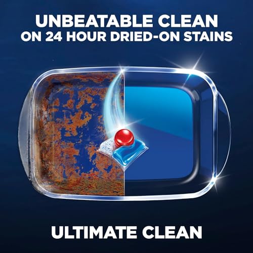 Image of FINISH - Quantum - 22ct - Dishwasher Detergent - Powerball - Ultimate Clean & Shine - Dishwashing Tablets - Dish Tabs, Includes Cleaning Cloth and Storage Pouch