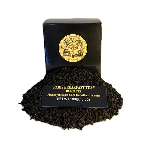 Mariage Freres Paris Breakfast, té negro 3.53 oz 3.5oz té suelto (paquete de 1)