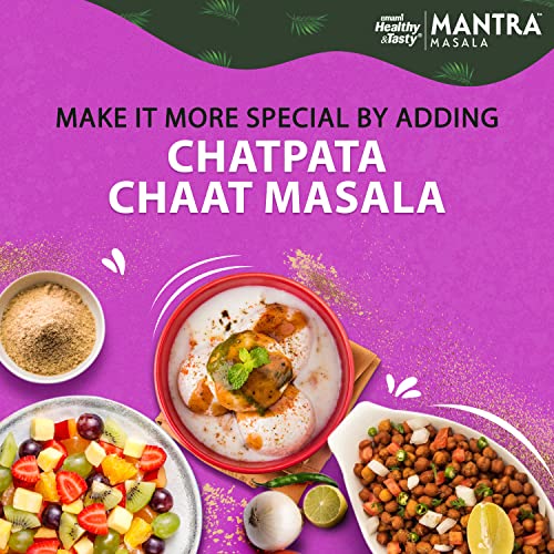 Image of Emami Healthy & Tasty Mantra Chatpata Chaat Masala (100g) | Ground Using Cryo Grinding Technology | Retains Maximum Essential Oils | No Added Colour and Preservatives (Pack of 2)