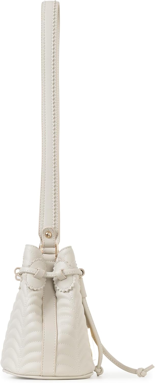 DUFFY N°1 Vegan Leather Shoulder Hobo Bucket Crossbody Designer Bag for Ladies Small Evening Casual Party Work Women Handbag - Image 5