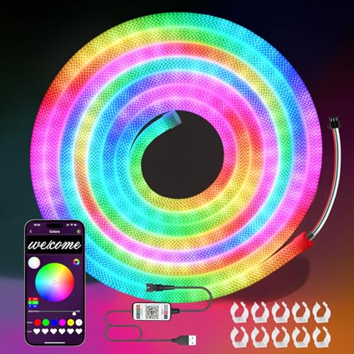 Tira de luces LED flexible 16.4 pies RGB con control USB miniatura 1