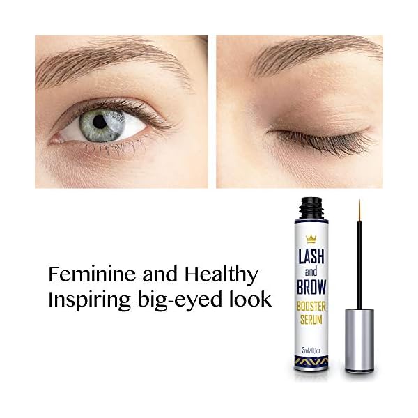 Natural-Lash-Growth-Serum-Eyebrow-Growth-Enhancer-Eyelash-Booster-to-Grow-Longer-Eyelashes-Lash-Boost-Brow-Enhancing-Serum Natural Lash Growth Serum - Eyebrow Growth Enhancer - Eyelash Booster to Grow Longer Eyelashes - Lash Boost & Brow Enhancing Serum
