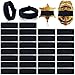 30 Pack Black Police Mourning Band Stripe Police Officer Badge Shield Funeral Honor Guard Straps, 1/2"