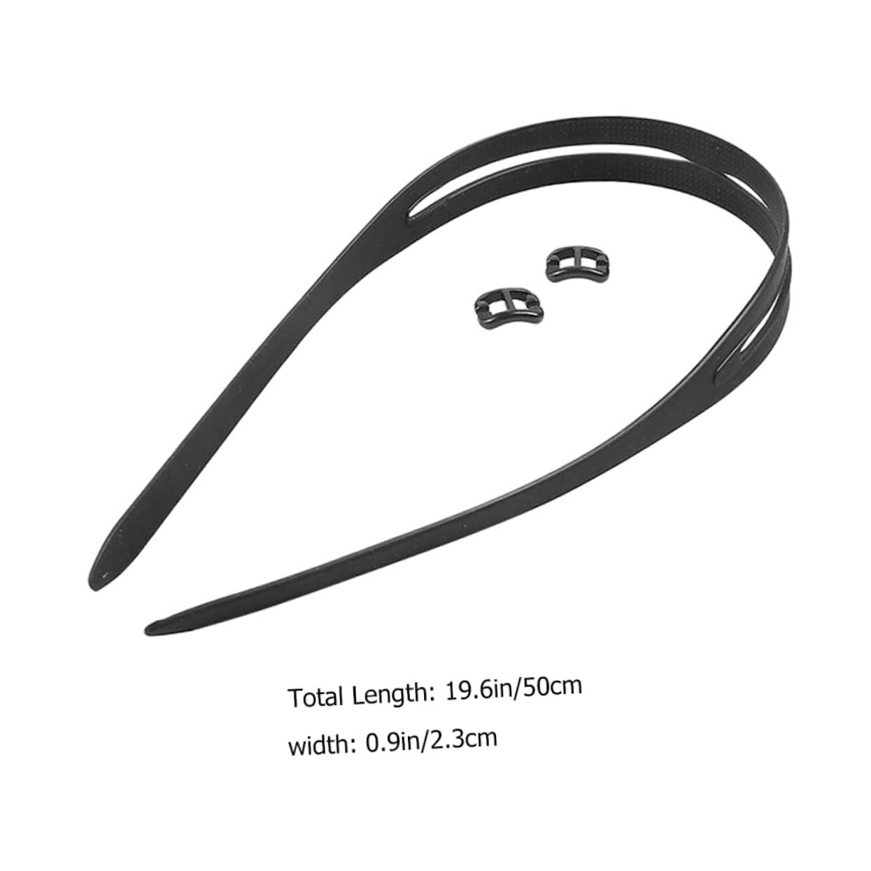 KALLORY Swimming Goggle Buckle with Bungee Straps Non-slip Glasses Rope for Floating Eyeglass Straps