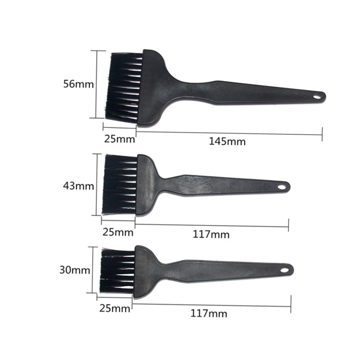 Healeved 10 1 Nylon Cleaning Keyboard Brush Baster Anti Static Computer Brush Portable Brush Kit Hard-to-Reach Spaces Brush Circuit Board Brush Cleaning Kit Kits Circuit Board Kit Black