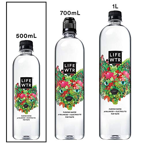 LIFEWTR Premium Purified Water, 500 mL (55 Count) (500ml 55pk)