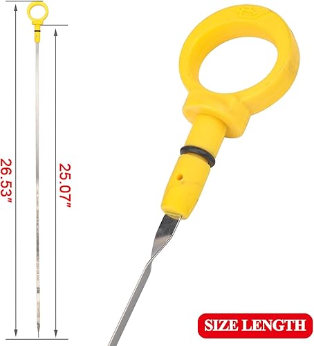 Miniatura 4 de Indicador de nivel de aceite del motor compatible con Chrysler 300 Dodge Charger Magnum 2005-2008 con 5.7L Hemi Reemplazar Tracción Trans RWD Oil