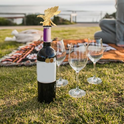 Vertedor de vino elegante con forma de águila dorada reutizable SHINEOFI 6