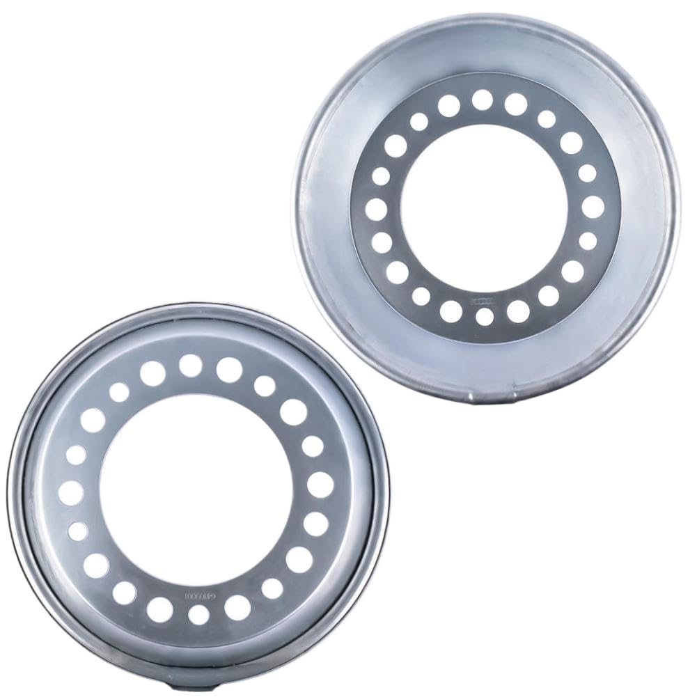 Juego De 2 Equilibradores De Ruedas Automáticos Plateados Compatibles con Ruedas De 22.5 A 24.5 Pulgadas